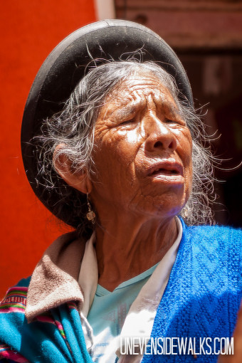 Bolivian Lady with Bowler Hat